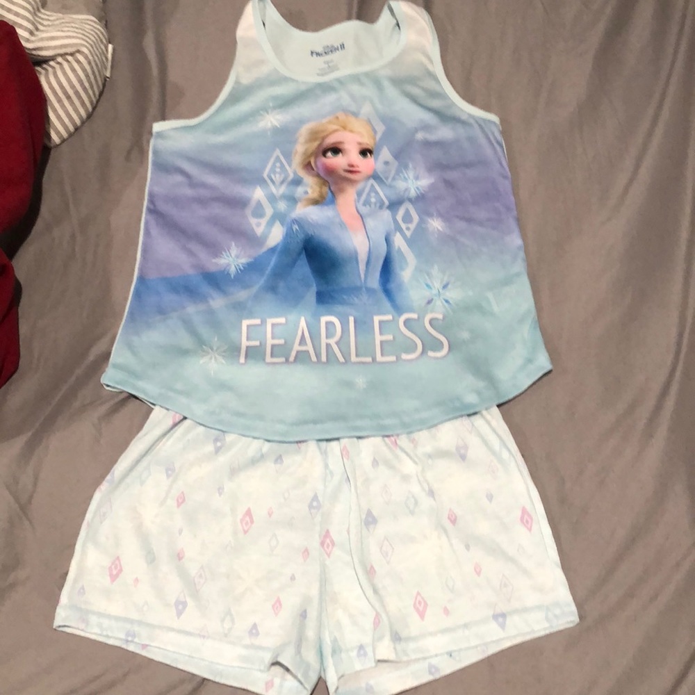 Children’s size large frozen pajamas